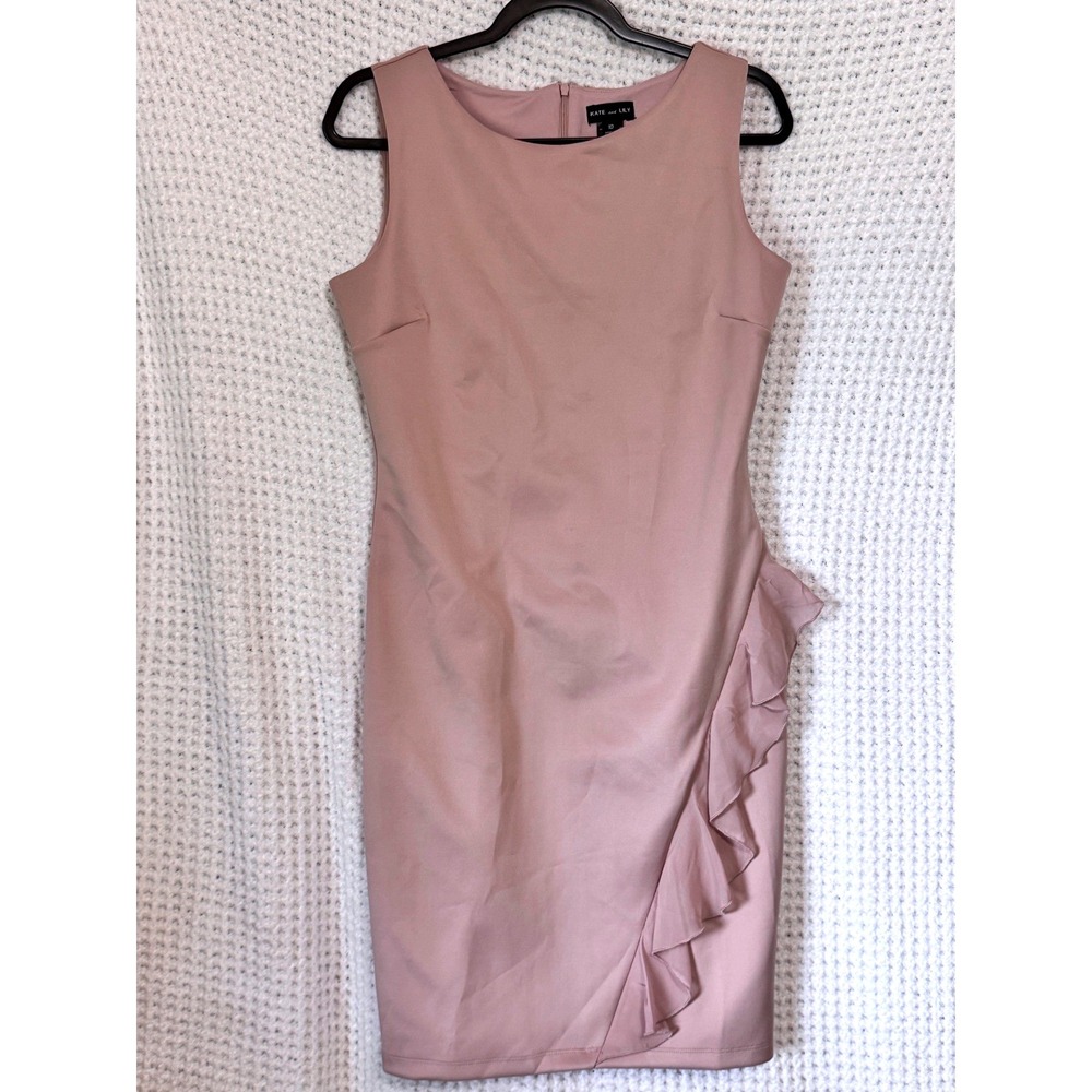 Kate and Lily Women's Rose Blossom‎ Sleeveless Ruffle Sheath Dress
